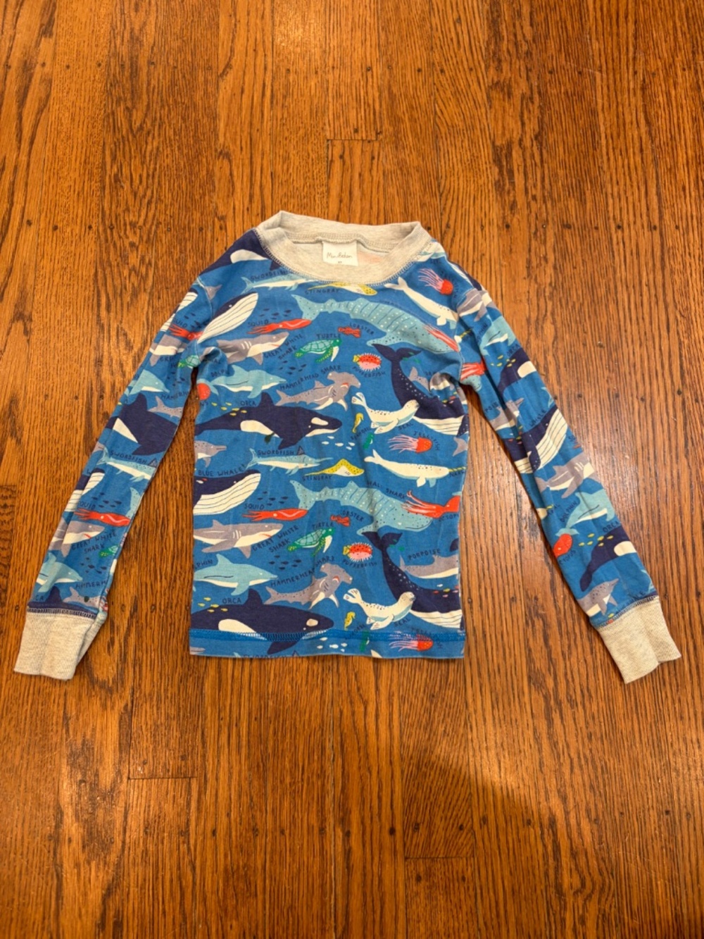 🐳 Mini Boden Ocean Animals Pajama Shirt | Size 4Y 🐳